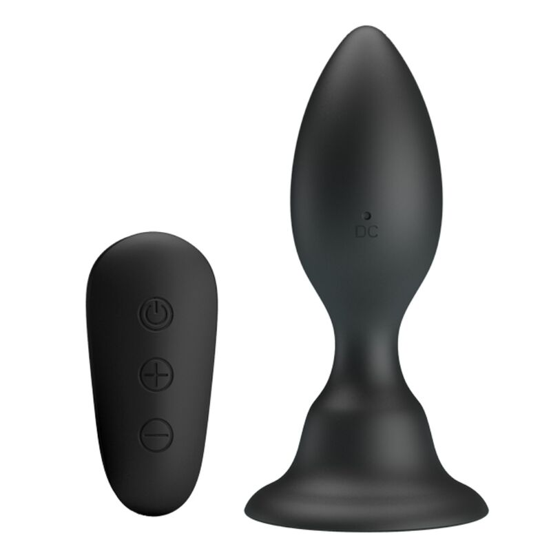 MR PLAY - PLUG ANAL AVEC TÉLÉCOMMANDE À VIBRATION NOIR