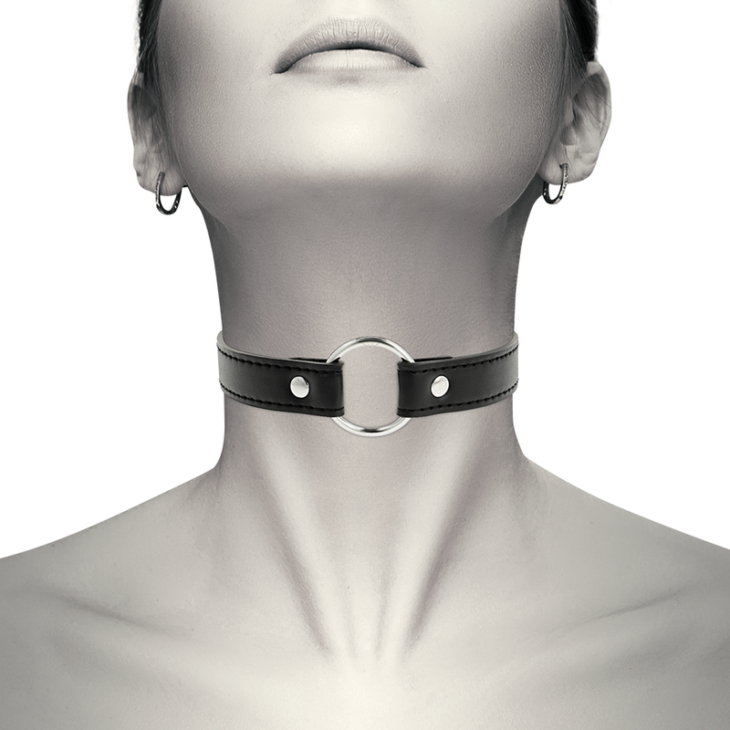 COQUETTE CHIC DESIRE - COLLIER CUIR VEGAN ACCESSOIRE FEMME