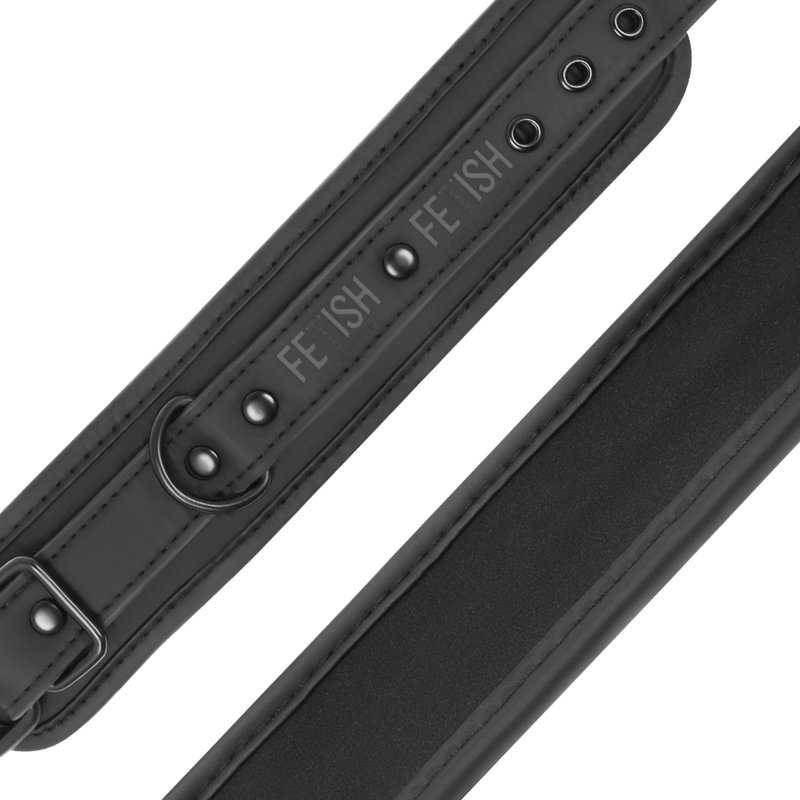 FETISH SOUMISSIVE - ENSEMBLE DE MENOTTES POUR MAINS ET CHEVILLES AVEC DOUBLURE EN NOPRÈNE