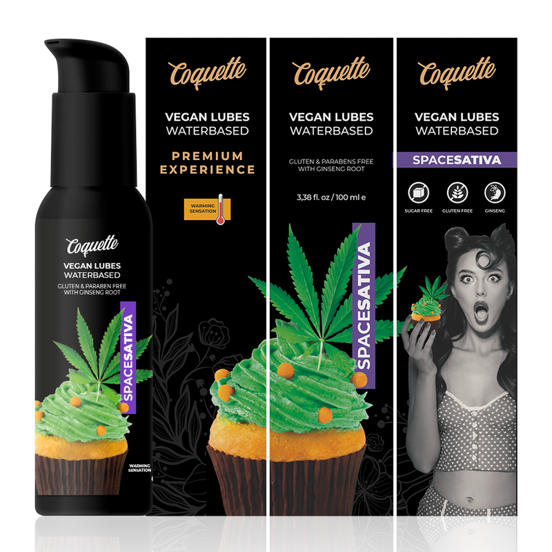 COQUETTE CHIC DESIRE - LUBRIFIANT SATIVA VEGAN SPACE PREMIUM EXPERIENCE 100 ML
