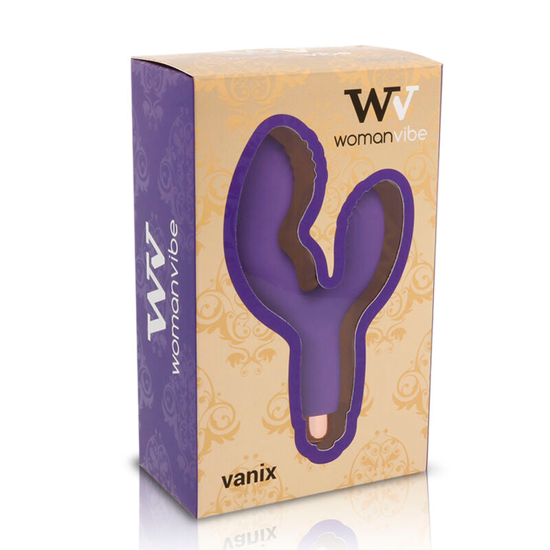 WOMANVIBE - STIMULATEUR VIBRATEUR EN SILICONE VANIX
