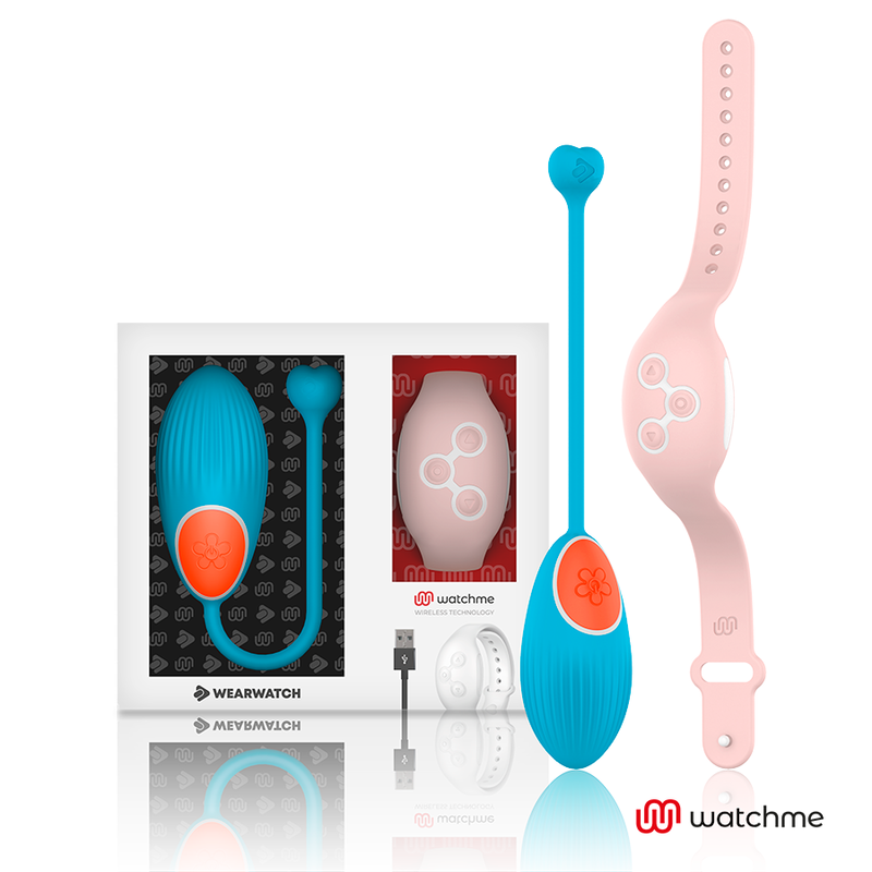WEARWATCH - WATCHME TECHNOLOGIE TÉLÉCOMMANDE OEUF BLEU / ROSE