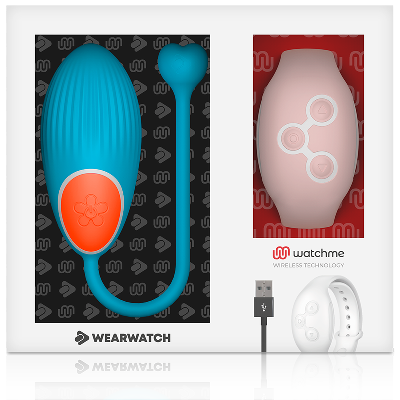 WEARWATCH - WATCHME TECHNOLOGIE TÉLÉCOMMANDE OEUF BLEU / ROSE