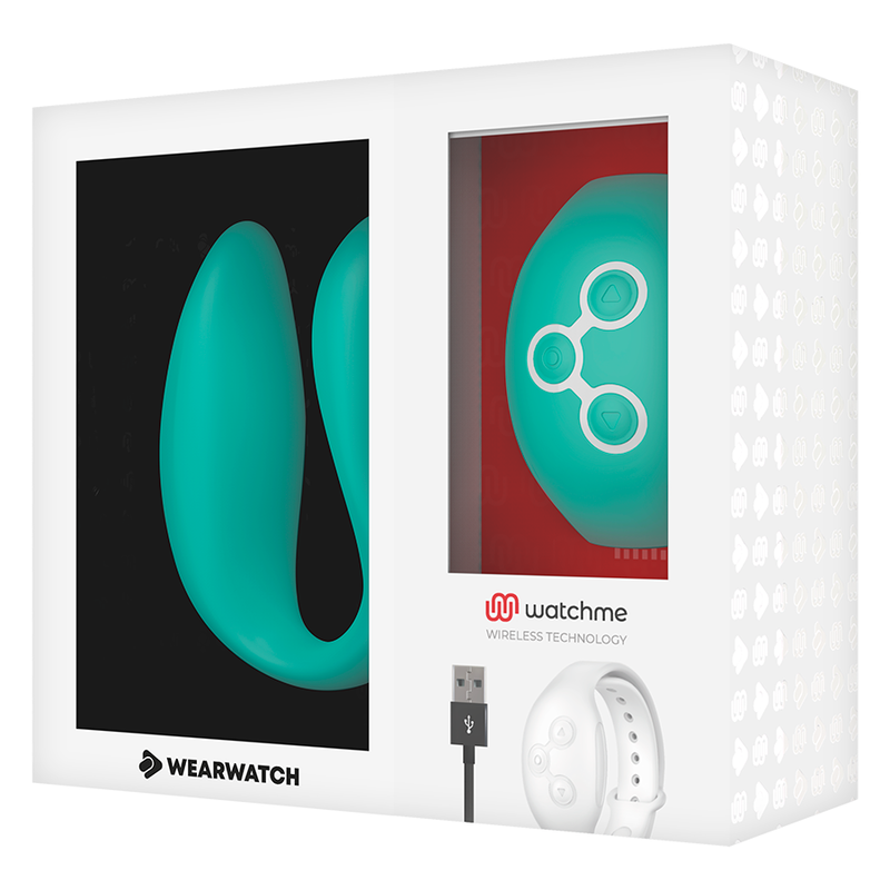 WEARWATCH - VIBRATEUR WATCHME DOUBLE TECHNOLOGIE VERT CLAIR