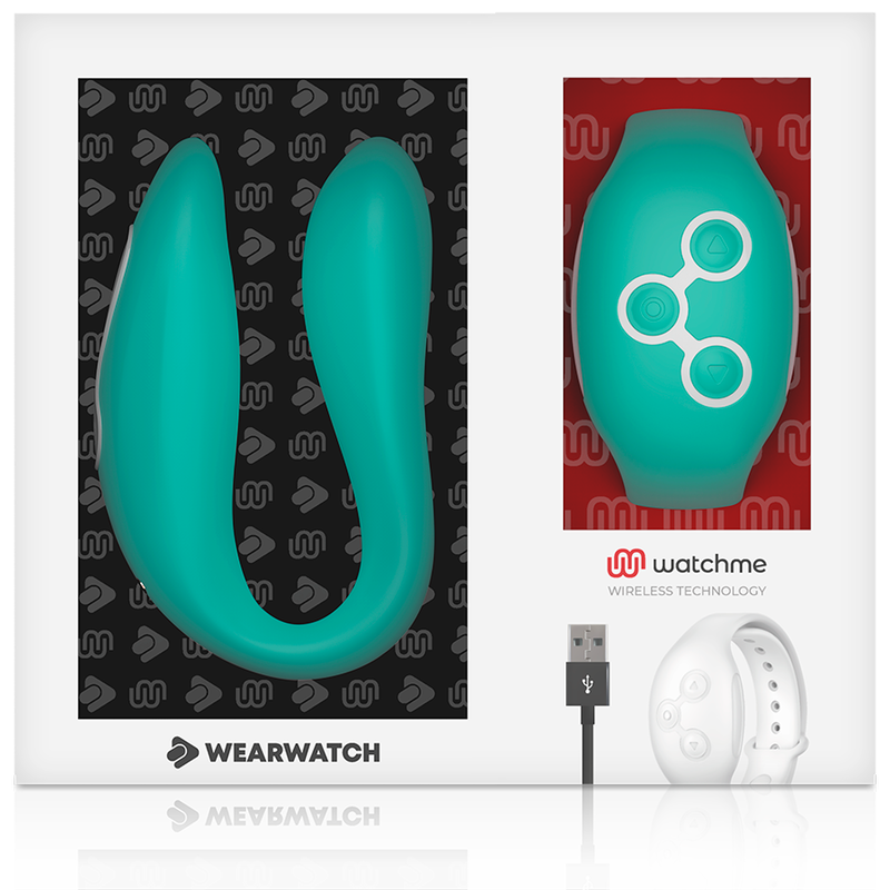WEARWATCH - VIBRATEUR WATCHME DOUBLE TECHNOLOGIE VERT CLAIR