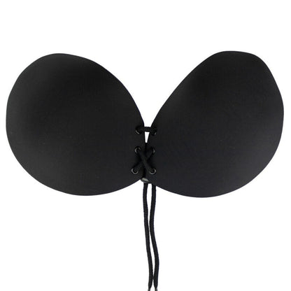 BYE-BRA - SOUTIEN-GORGE ADHÉSIF ENTRELAÇÉ NOIR CUP A