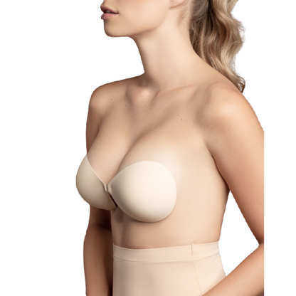 BYE-BRA - SOUTIEN-GORGE INVISIBLE NOIR COUPE A