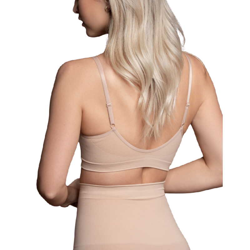 BYE-BRA - SOUTIEN-GORGE SANS COUTURES CONTRÔLE MOYEN NOIR MESURE S