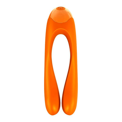 SATISFYER - VIBRATEUR À DOIGTS CANDY CANE ORANGE
