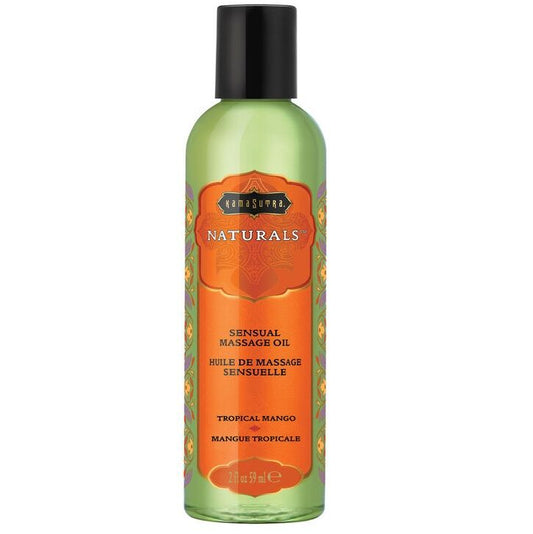 KAMASUTRA - HUILE DE MASSAGE NATURELLE À LA MANGUE TROPICALE 59 ML
