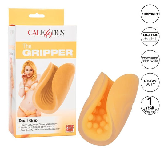 CALEXOTICS - MASTURBATEUR À GRIP EN BILLES ORANGE