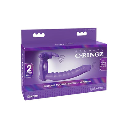 FANTASY C-RINGZ - VIBRATEUR DOUBLE LAPIN EN SILICONE
