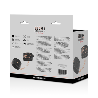 BEGME - MENOTTES PREMIUM ÉDITION NOIRE