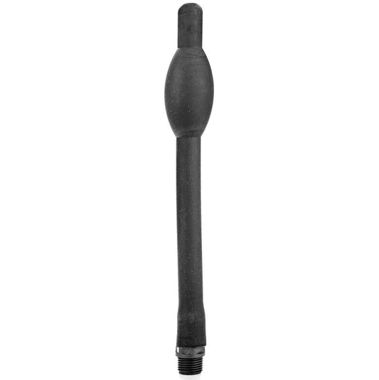 ALL BLACK - DOUCHE ANAL RÉTRACTABLE EN SILICONE 27 CM