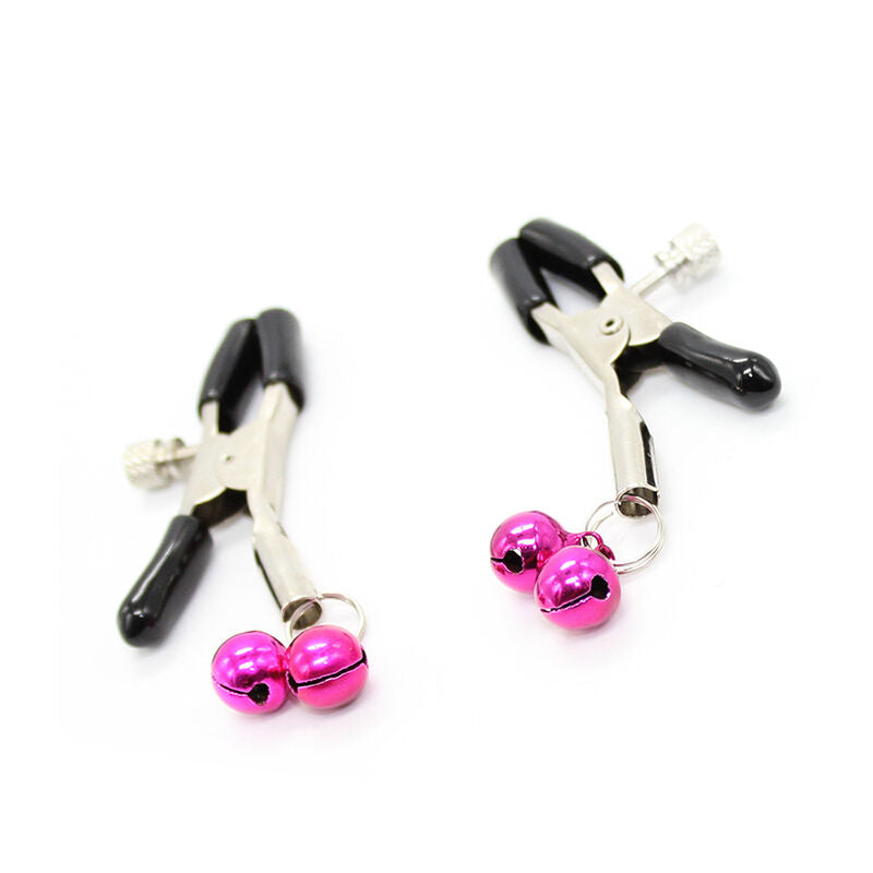 OHMAMA FETISH - PINCES À METELIER AVEC CLOCHE ROSE