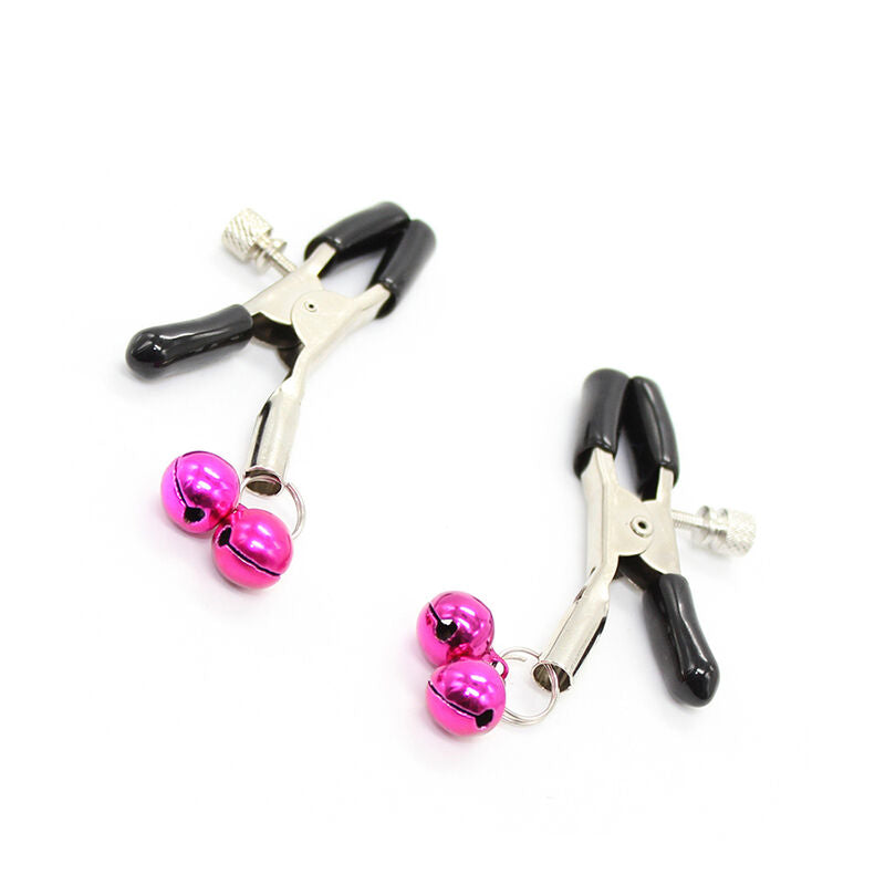 OHMAMA FETISH - PINCES À METELIER AVEC CLOCHE ROSE