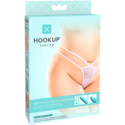 HOOK UP CULOTTES - NŒUD PAPILLON À DISTANCE G-STRING TAILLE XL/XXL