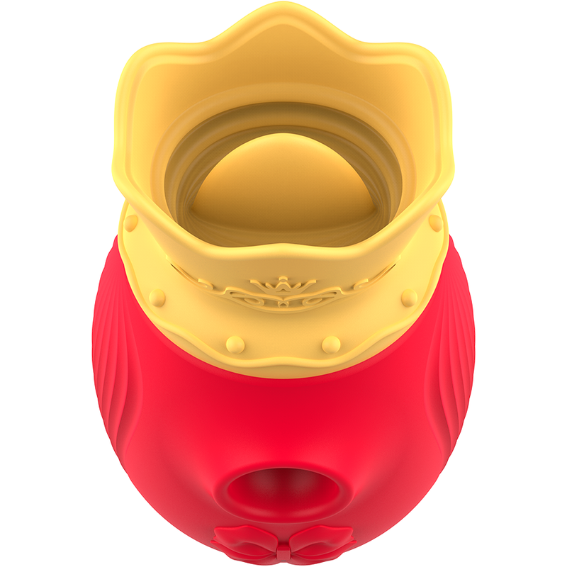 INTENSE - STIMULATEUR DE CLIT 10 FRÉQUENCES DE LÉCHAGE ET D'ASPIRATION - ROUGE