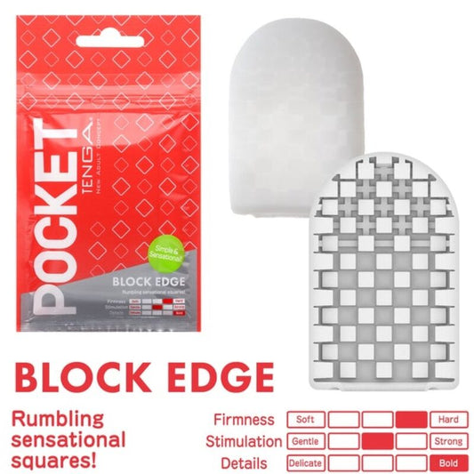 TENGA - MASTURBATEUR AVEC POCHES À BORD BLOQUÉ