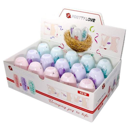 PRETTY LOVE - OEUF MASTURBATEUR DOUBLE LOVE - 15 UNITÉ