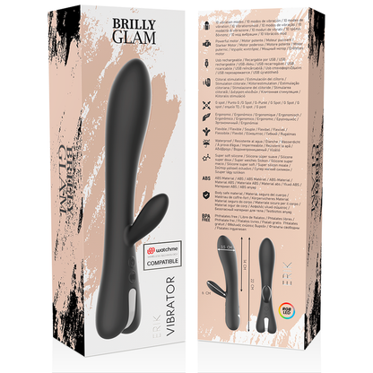 BRILLY GLAM - ERIK VIBRATOR WATCHME COMPATIBLE AVEC LA TECHNOLOGIE SANS FIL