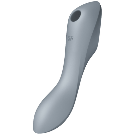 SATISFYER - VIBRATEUR CURVY TRINITY 3 AIR PULSE GRIS