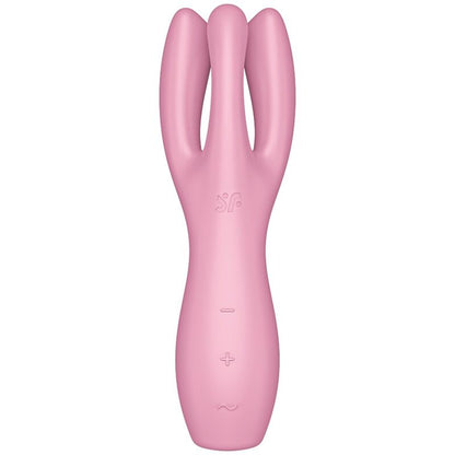 SATISFYER - TRIO 3 VIBRATEUR ROSE