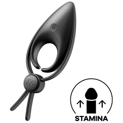 SATISFYER - VIBRATEUR À ANNEAU BLEU SNIPER
