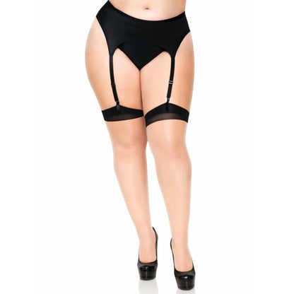 LEG AVENUE - MAILLOT DE BAIN EN LYCRA 2 TONS AVEC COUTURES ARRIÈRE ET TALON CUBAIN