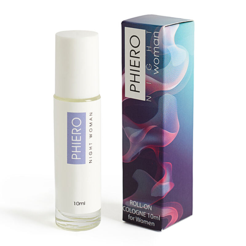 500 COSMÉTIQUES - FEMME DE NUIT PAR PHIERO. PARFUM AUX PHÉROMONS EN FORMAT ROLL-ON POUR FEMME