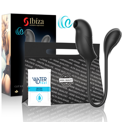 IBIZA - STIMULATEUR AVEC ASPIRATION ET VIBRATION MAGIQUES DU CLITORIS