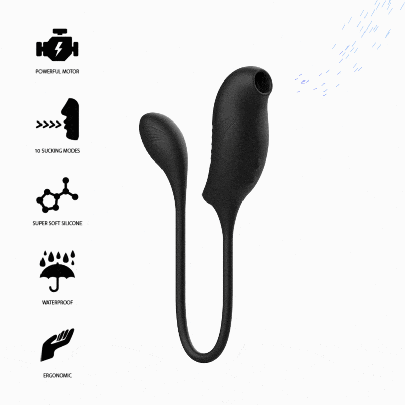 IBIZA - STIMULATEUR AVEC ASPIRATION ET VIBRATION MAGIQUES DU CLITORIS