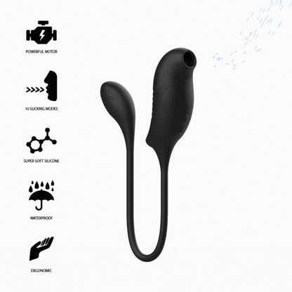 IBIZA - STIMULATEUR AVEC ASPIRATION ET VIBRATION MAGIQUES DU CLITORIS