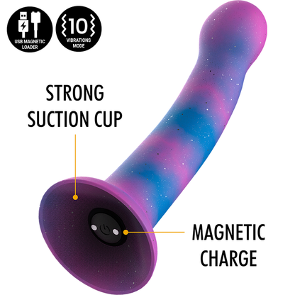 MYTHOLOGIE - DION GALACTIC DILDO S - VIBRATEUR WATCHME COMPATIBLE AVEC LA TECHNOLOGIE SANS FIL