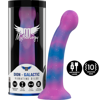 MYTHOLOGIE - DION GALACTIC DILDO S - VIBRATEUR WATCHME COMPATIBLE AVEC LA TECHNOLOGIE SANS FIL