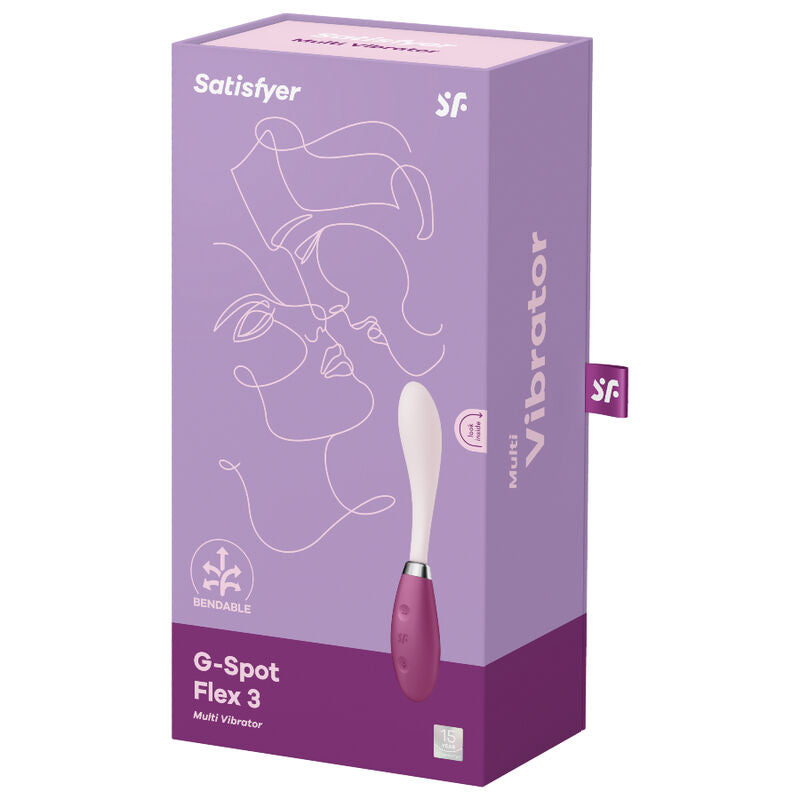SATISFYER - MULTI VIBRATEUR G-SPOT FLEX 3 GRIS