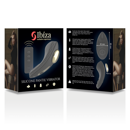 IBIZA - CULOTTES EN SILICONE VIBRATEUR À TÉLÉCOMMANDE