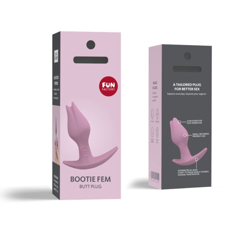 FUN FACTORY - BOOTIE FEM FEMELLE PLUG ANAL ROSE