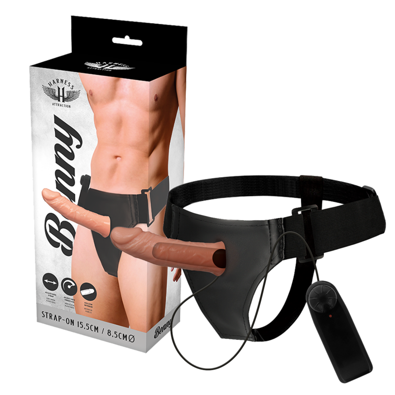 HARNAIS ATTRACTION - RNES CREUX BENNY AVEC VIBRATEUR 15 CM -O- 4,5 CM
