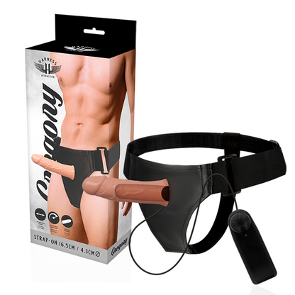 HARNAIS ATTRACTION - GREGORY HOLLOW RNES AVEC VIBRATEUR 16,5 CM -OU- 4,3 CM