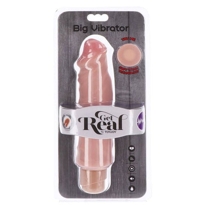 GET REAL - GRAND VIBRATEUR DOUBLE DENSIT 20,5 CM PEAU