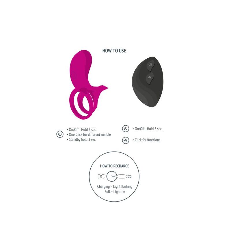 XOCOON - BAGUE STIMULATEUR DE COUPLE FUCHSIA