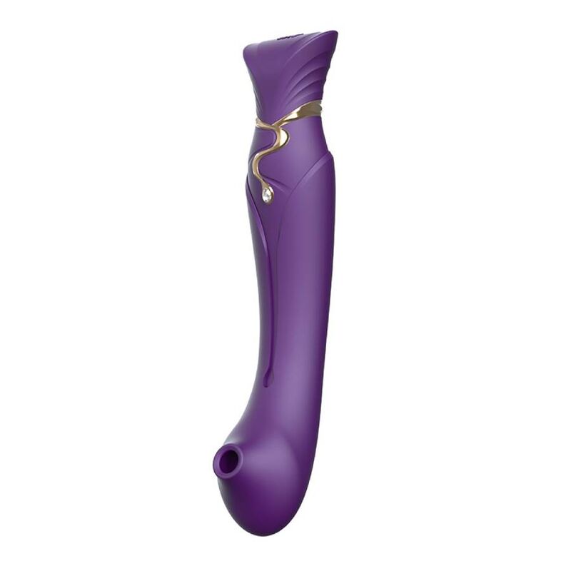 ZALO - SET QUEEN PULSE WAVE STIM POUR CLITO VIOLET