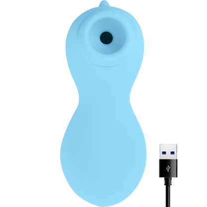 OHMAMA - VENTOUSE STIMULATEUR VAGUE DRAGON BLEU