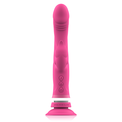 INTENSE - VIBRATEUR EN SILICONE ROSE JULIO LAPIN