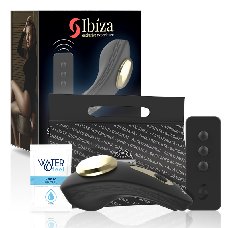 IBIZA - CULOTTES EN SILICONE VIBRATEUR À TÉLÉCOMMANDE