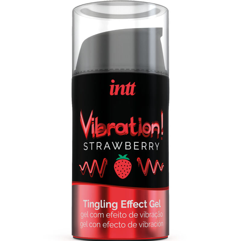 INTT - PUISSANT GEL VIBRANT STIMULANT LIQUIDE INTIME FRAISE 15 ML