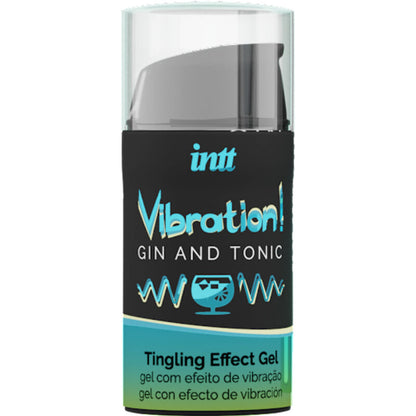 INTT - PUISSANT GEL LIQUIDE VIBRATEUR STIMULANT GIN &amp; TONIC INTIME 15ML