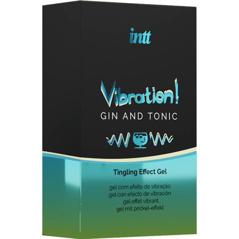 INTT - PUISSANT GEL LIQUIDE VIBRATEUR STIMULANT GIN &amp; TONIC INTIME 15ML
