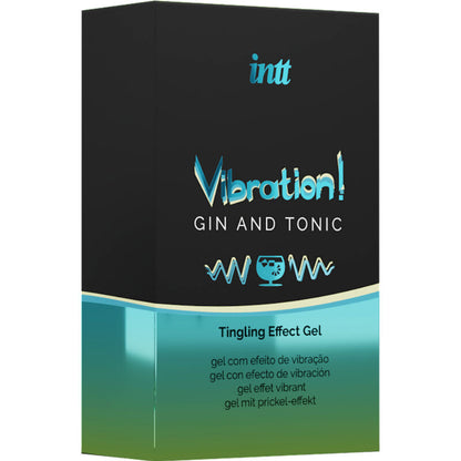 INTT - PUISSANT GEL LIQUIDE VIBRATEUR STIMULANT GIN &amp; TONIC INTIME 15ML